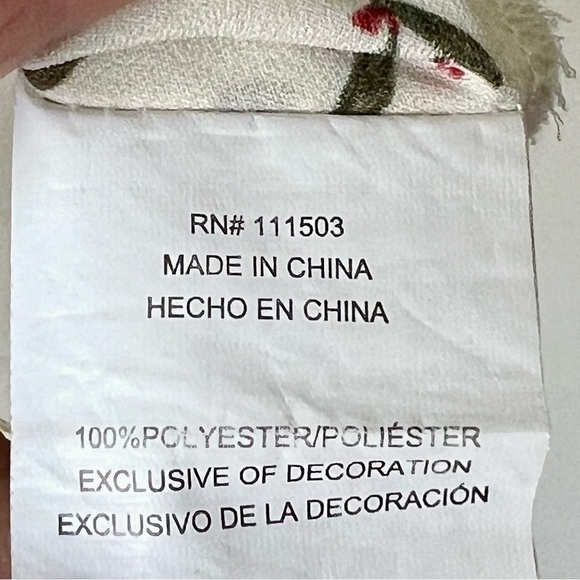 OLM Floral Ruffled Surplice Short Sleeve Peplum Blouse—SZ. Medium - Picture 10 of 16